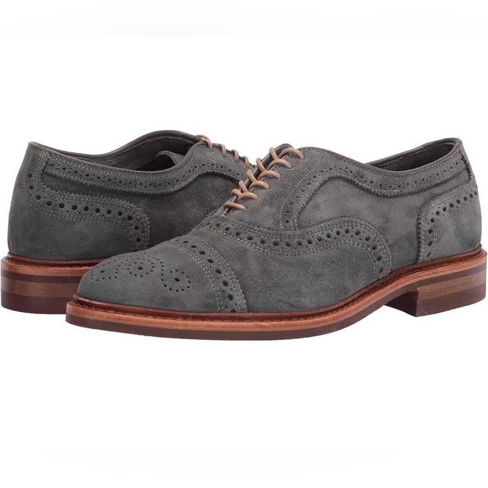 Allen Edmonds Mens Strandmok Oxford Slate 7.5 3E - Picture 1 of 10